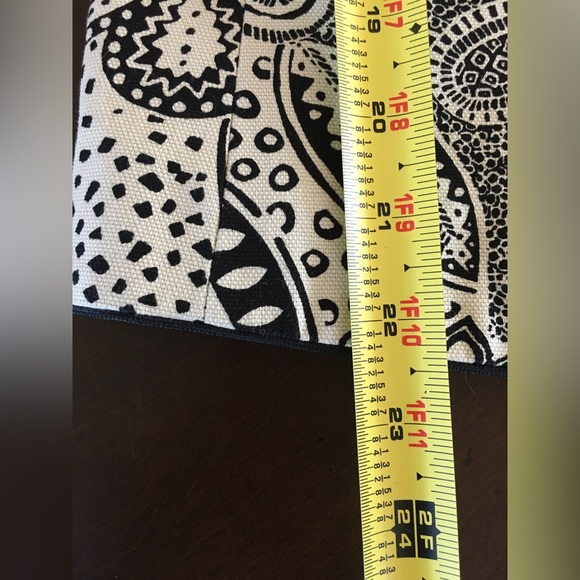 Norton McNaughton-Size 10-Black and White Lined Floral Blazer- - Picture 9 of 16